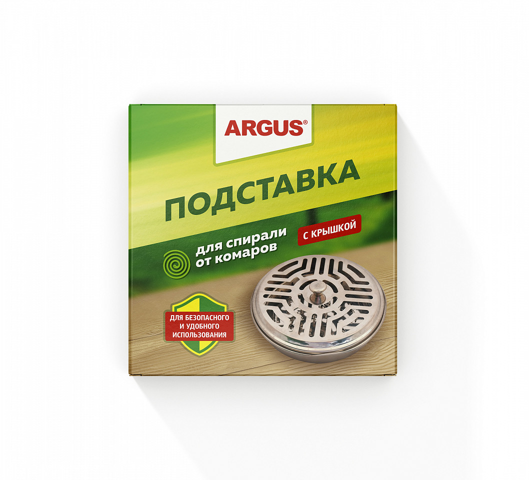 ARGUS Подставка под спираль д/комаров (клетка с крышкой) ARGUS Подставка под спираль д/комаров (клетка с крышкой)