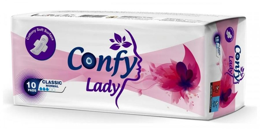 Прокладки CLASSIC NORMAL, 10шт Confy Lady Прокладки CLASSIC NORMAL, 10шт Confy Lady