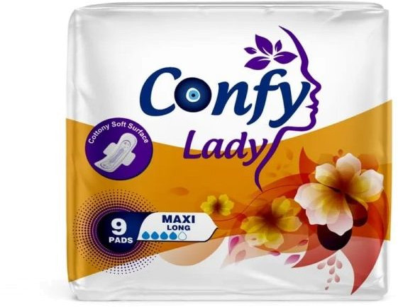 Прокладки MAXI LONG, 9шт Confy Lady Прокладки MAXI LONG, 9шт Confy Lady