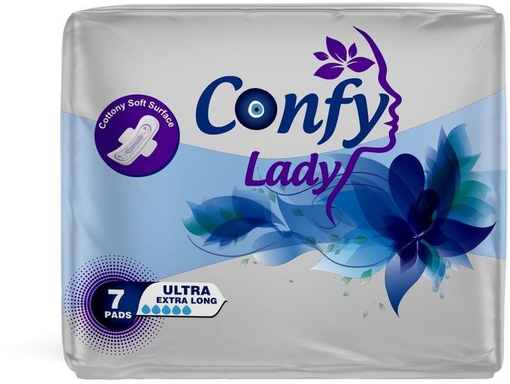 Прокладки ULTRA EXTRALONG, 7шт Confy Lady Прокладки ULTRA EXTRALONG, 7шт Confy Lady